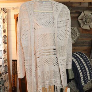 Lace Shell Sweater